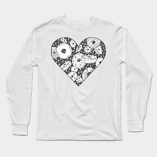 Donut Heart Long Sleeve T-Shirt